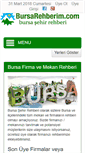Mobile Screenshot of bursarehberim.com